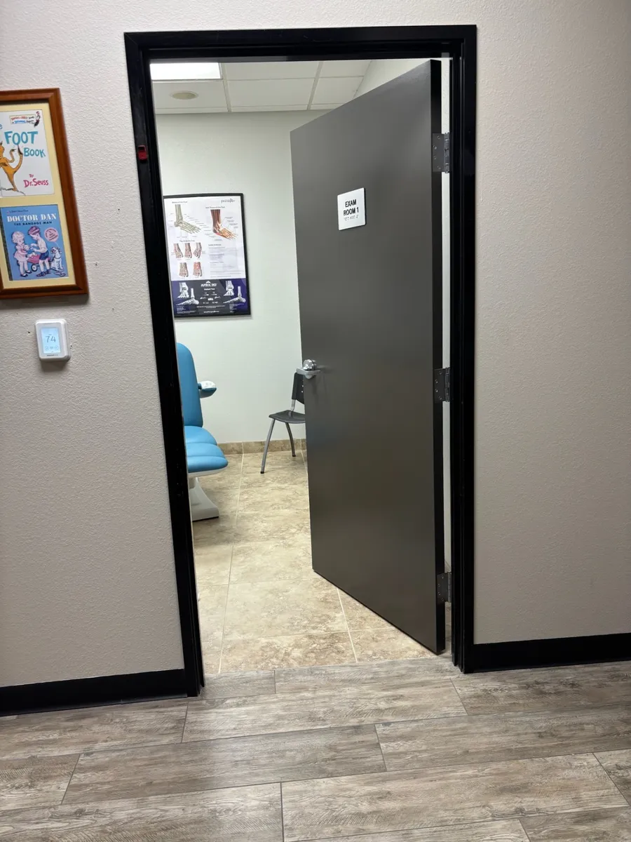 Patient exam room at Metro Foot & Ankle in Tempe.